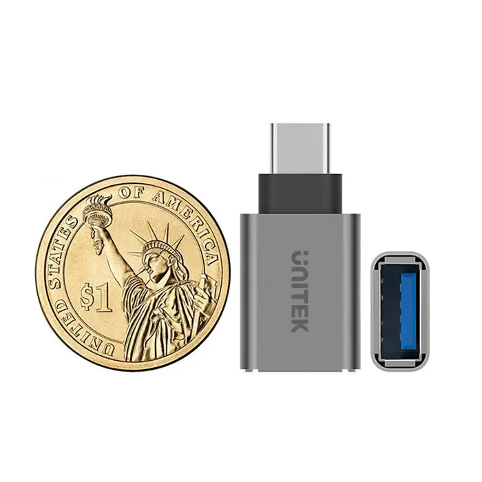 Unitek Y-A025CGY USB3.1 Type-C to USB-A Adapter OTG