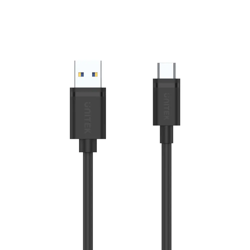 Y-C474BK, Unitek USB3.0 Type-C (M) Cable to Type-A (M) Cable, 1M Black