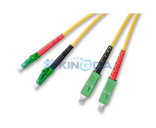 Kingda KD-FO6020-A LC/UPC-SC/UPC SM Simplex Jumper, Multimode,5M