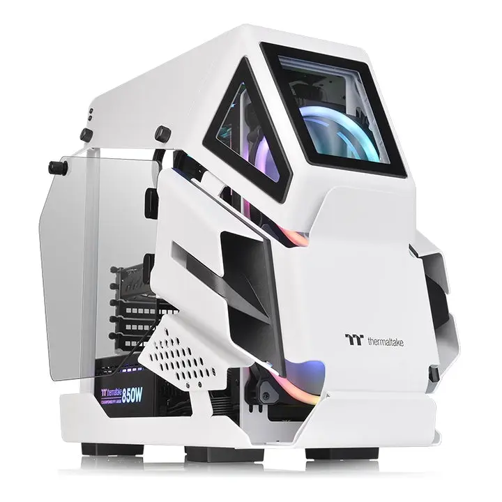 Thermaltake AH T200 Snow Micro Chassis Case White