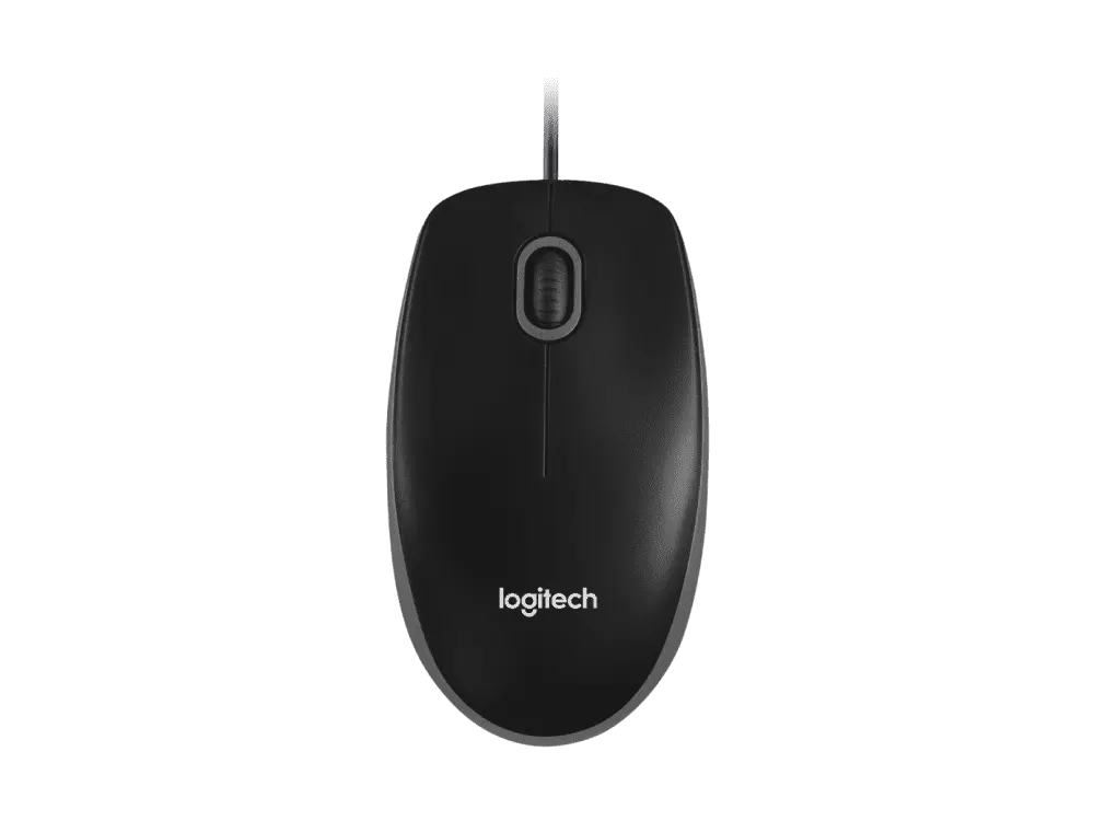 Logitech B100 Mouse, Black