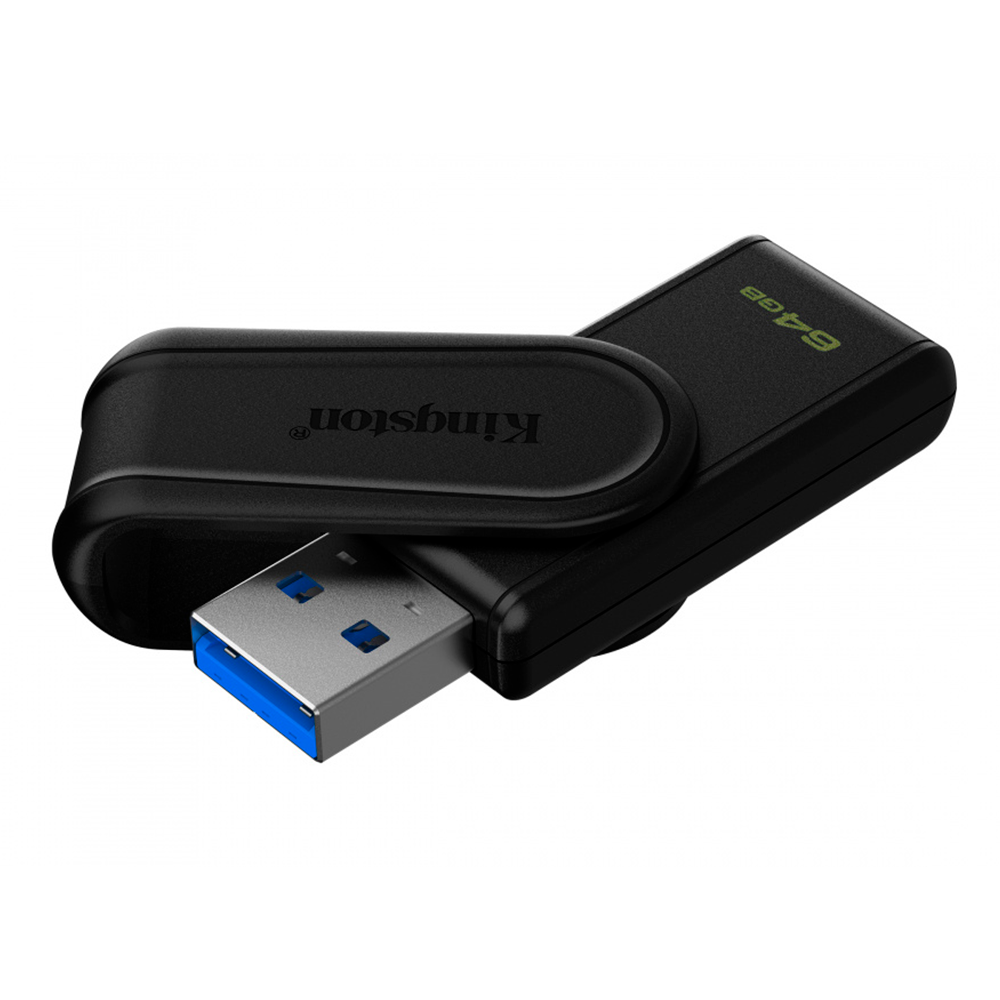 Kingston DTXS/64GB, USB 3.2, Type-A Gen1 DT Exodia S, Black