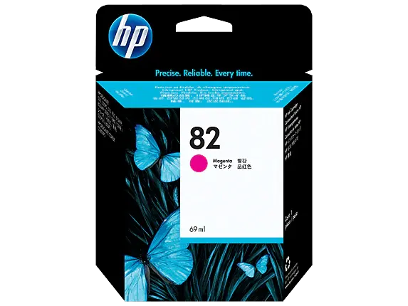 HP 82, Magenta IDesignJet Ink Cartridge C4912A