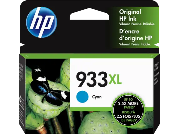 HP 933XL Ink Cartridge, Cyan CN054AE (High Yield)