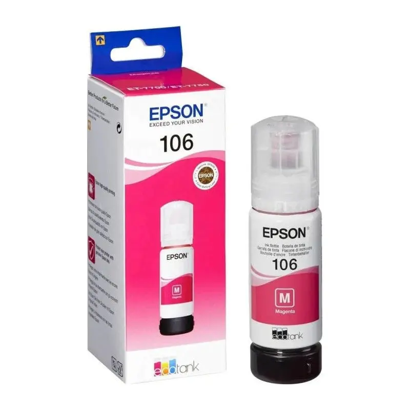 Epson 106 Magenta Ink Bottle C13T00R340