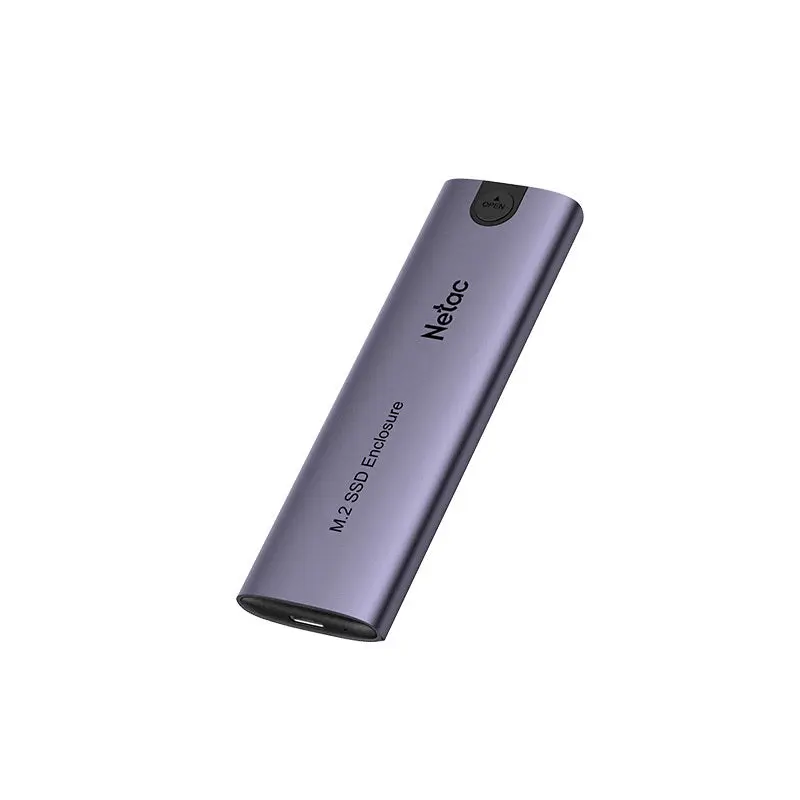 NETAC WH51 USB Adapter, M.2 NVMe/SATA SSD Case, USB3.1 Gen2 10Gb/s M-Key NVMe & SATA, C to C and C to A cable