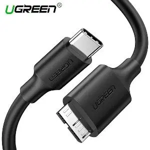 US312 UGREEN (20103)USB-C to Micro B Cable M/M (Black) 1m
