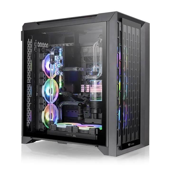Thermaltake CTE C700 TG ARGB Mid Tower Chassis Case Black