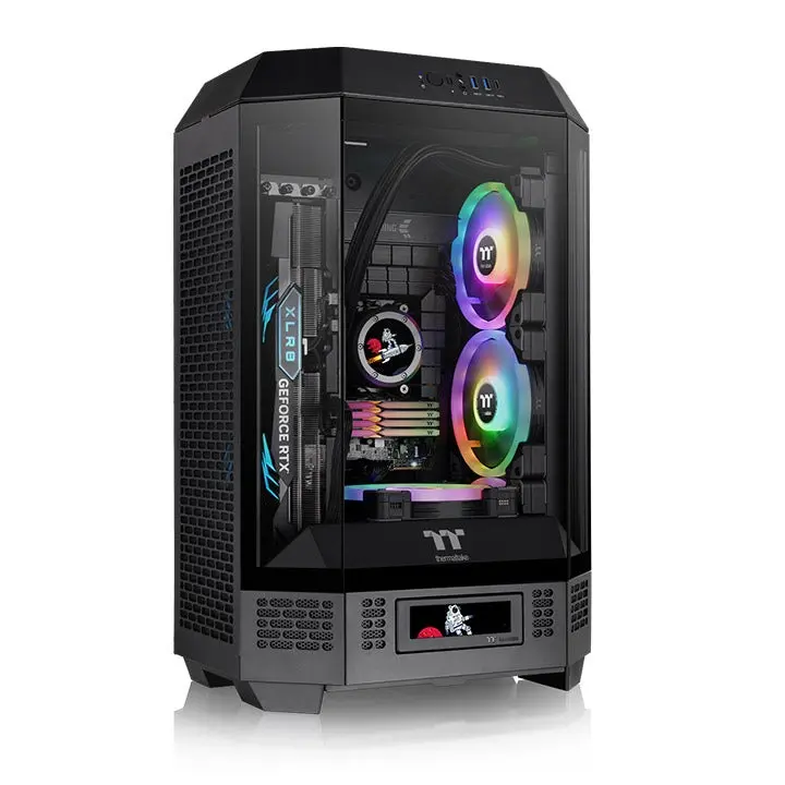 Thermaltake The Tower 300 Micro Tower Chassis Case Black