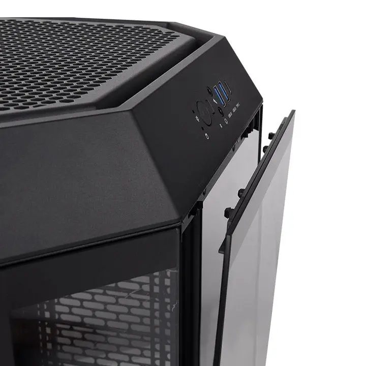 Thermaltake The Tower 300 Micro Tower Chassis Case Black