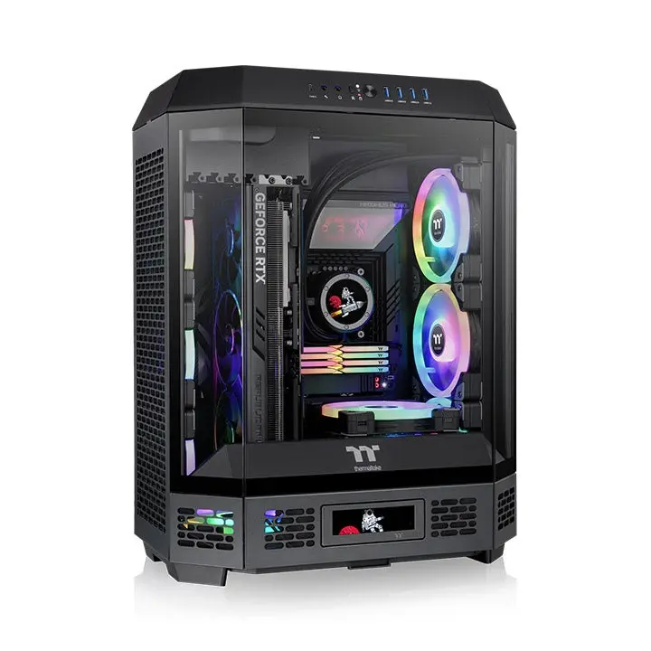 Thermaltake The Tower 600 Mid Tower Chassis Case Black