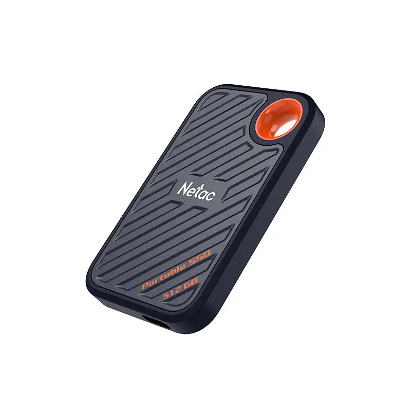 NETAC ZX20, External SSD, 512G, USB 3.2 Gen 2, R/W up to 2000MB/1800MB/s, USB C to A cable,20Gbps Type C c