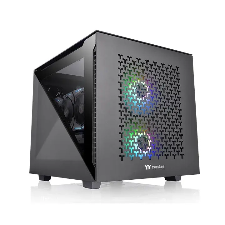 Thermaltake Divider 200 TG Air Micro Chassis Case Black