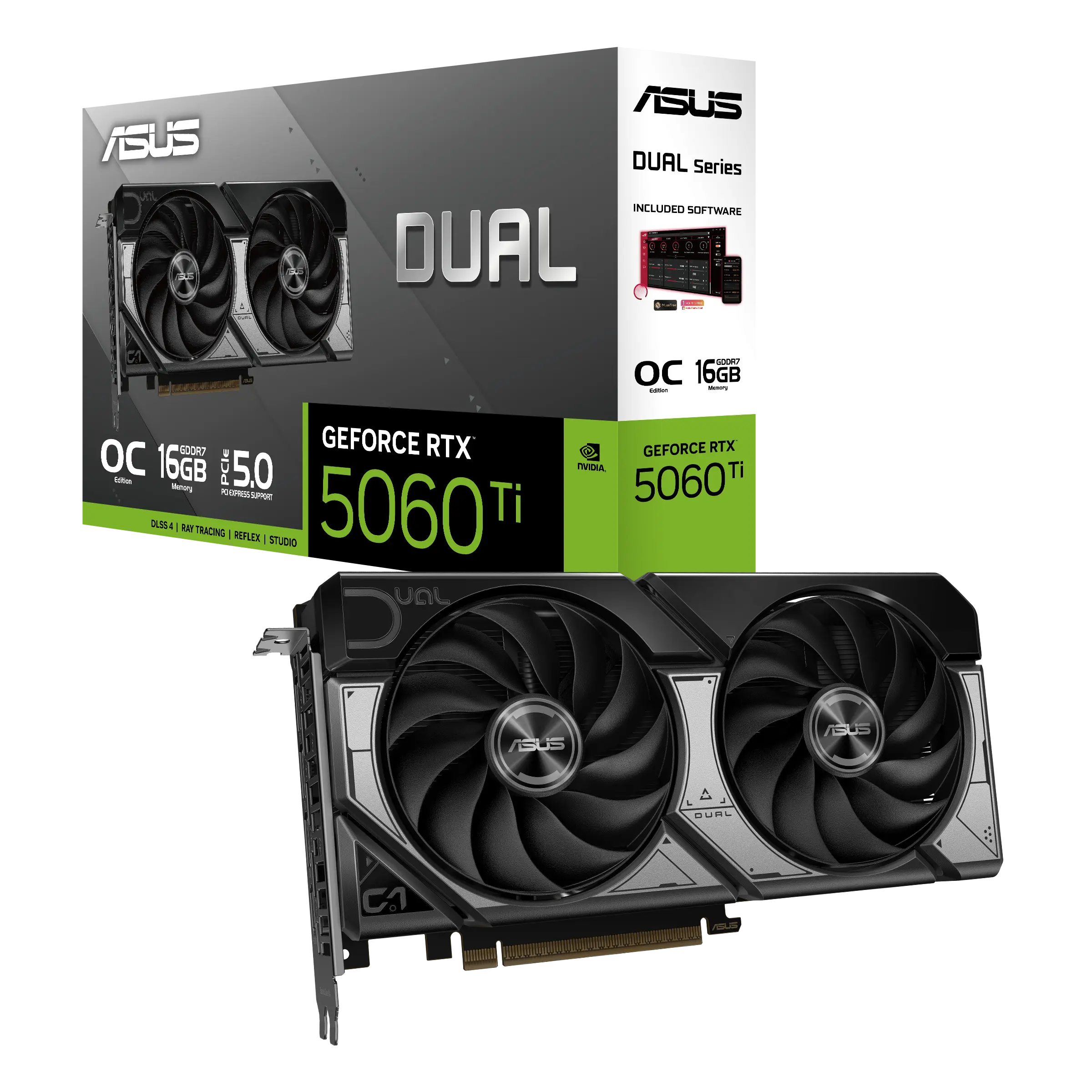ASUS Dual GeForce RTX™ 5060 Ti 16GB GDDR7