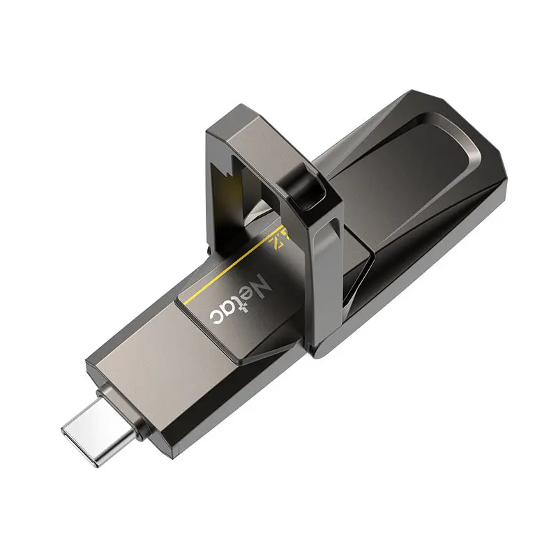 NETAC, US5, External SSD, 1TB, USB3.2+TypeC Solid State Flash Drive, up to 550MB/500MB/s