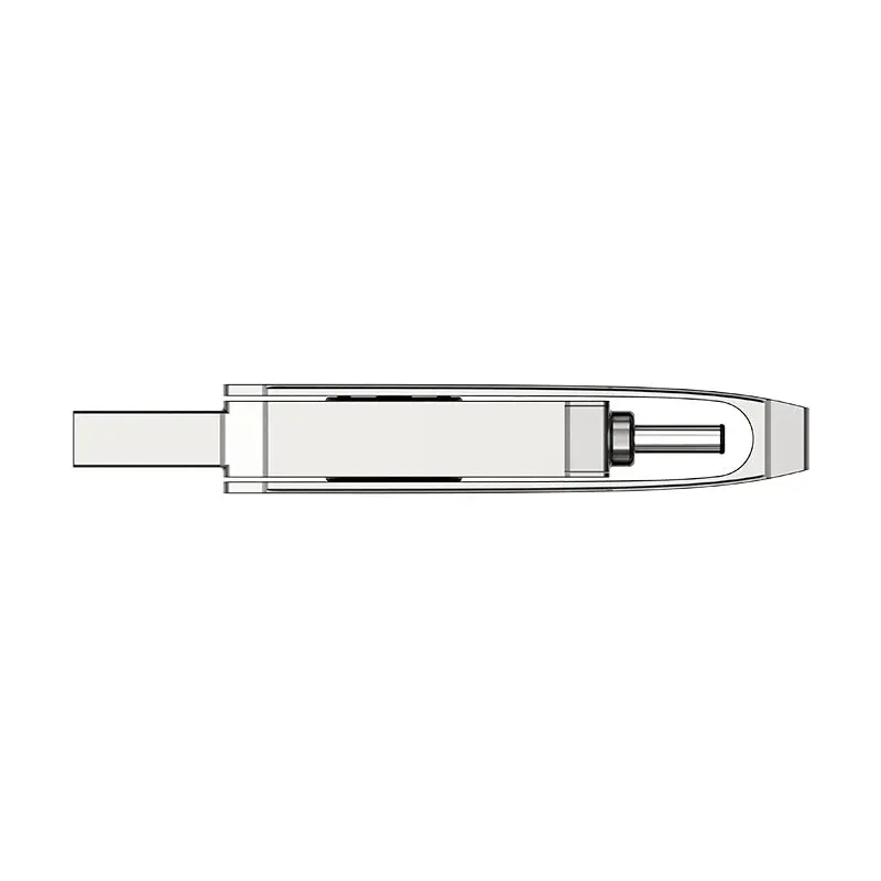 NETAC, U782C, 128GB, USB3.2 +Type-c, Pearl Nickel