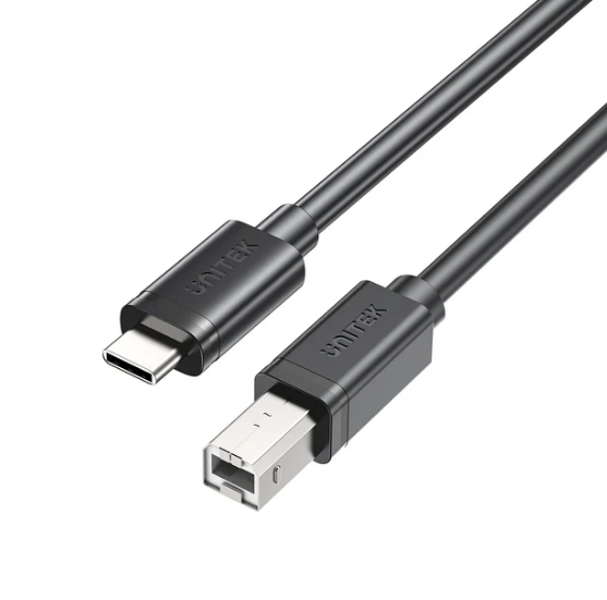 Unitek C14140ABK03-2M 2M, USB-C 480Mbps to USB-B Printer Cable