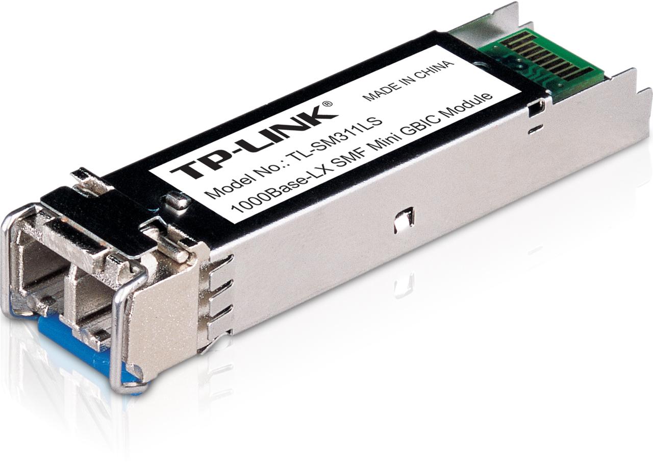 TP-Link TL-SM311LS, Gigabit SFP module, Single-mode, MiniGBIC, LC interface, Up to 10km distance