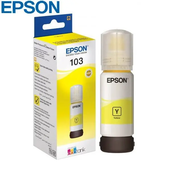 Epson 103 Yellow Ink Bottle C13T00S44A