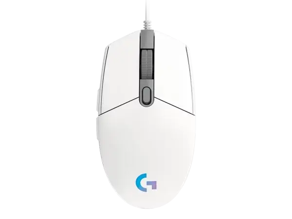 Logitech G102 Mouse, (RGB) White