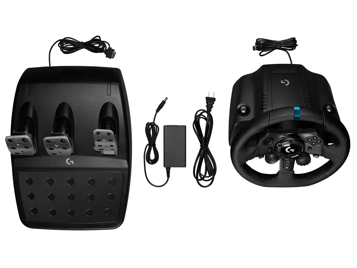 G923, Logitech Racing Wheel and Pedals - PC/PS - BLACK - USB - L941-000149