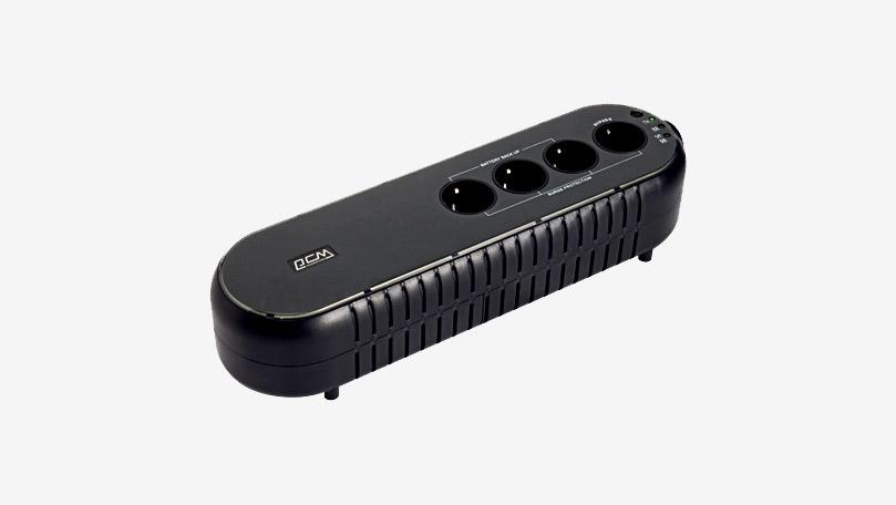 Powercom WOW-1000S, 1000VA/500W, Offline, Automatic internal bypass, Black