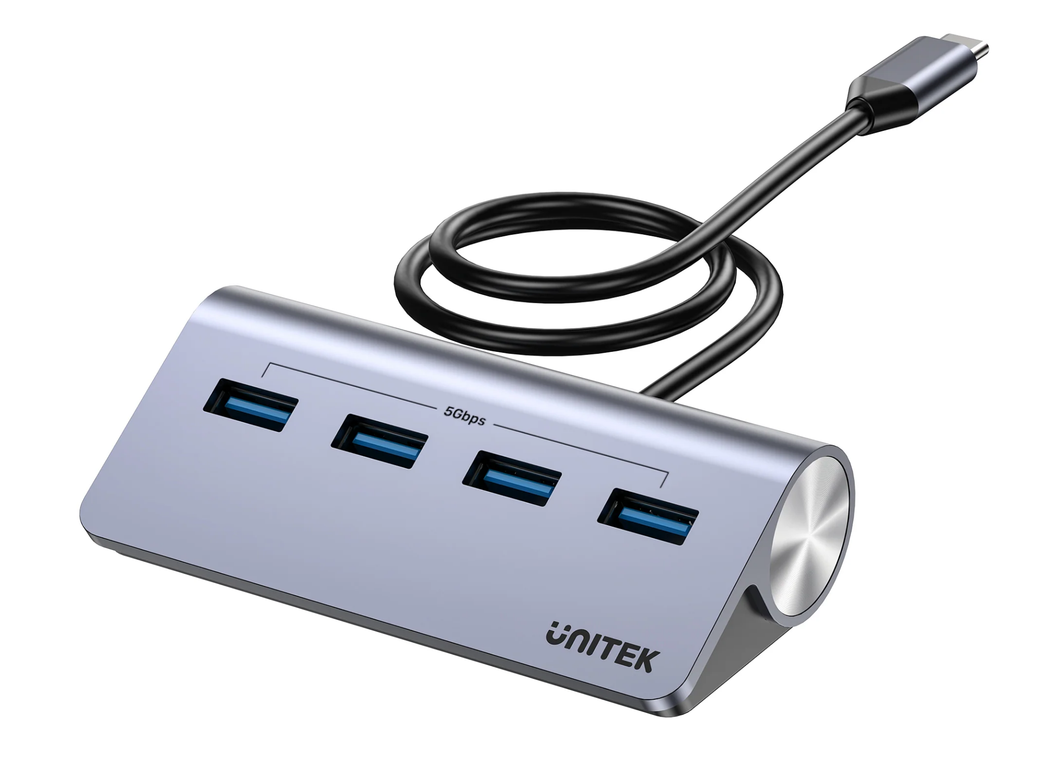 H1337BGY01 Unitek 4-in-1 USB-C 5Gbps Hub (4*USB-A 5Gbps)