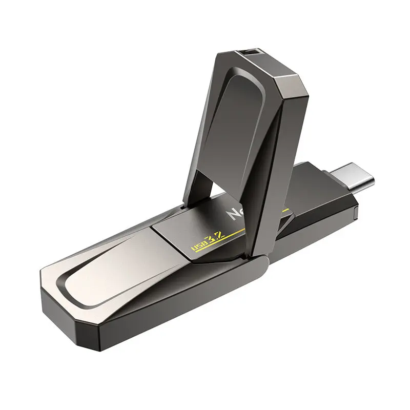 NETAC, US5, External SSD, 1TB, USB3.2+TypeC Solid State Flash Drive, up to 550MB/500MB/s