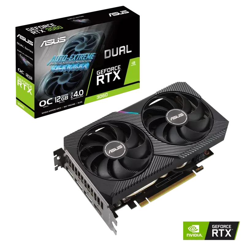 ASUS, Dual GeForce RTX 3060 V2 OC Edition