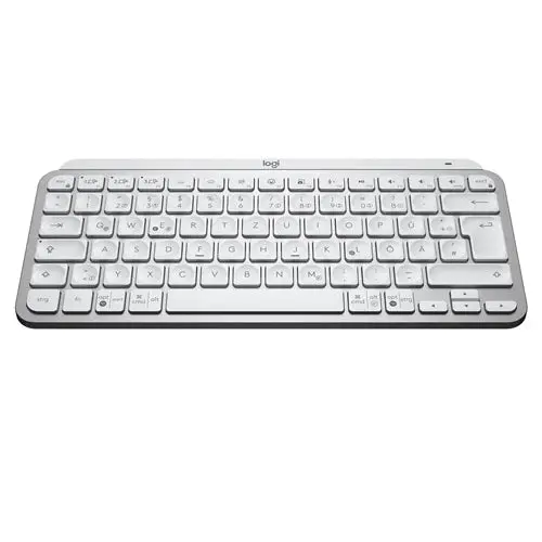 Logitech MX Keys Mini Keyboard, Pale Grey