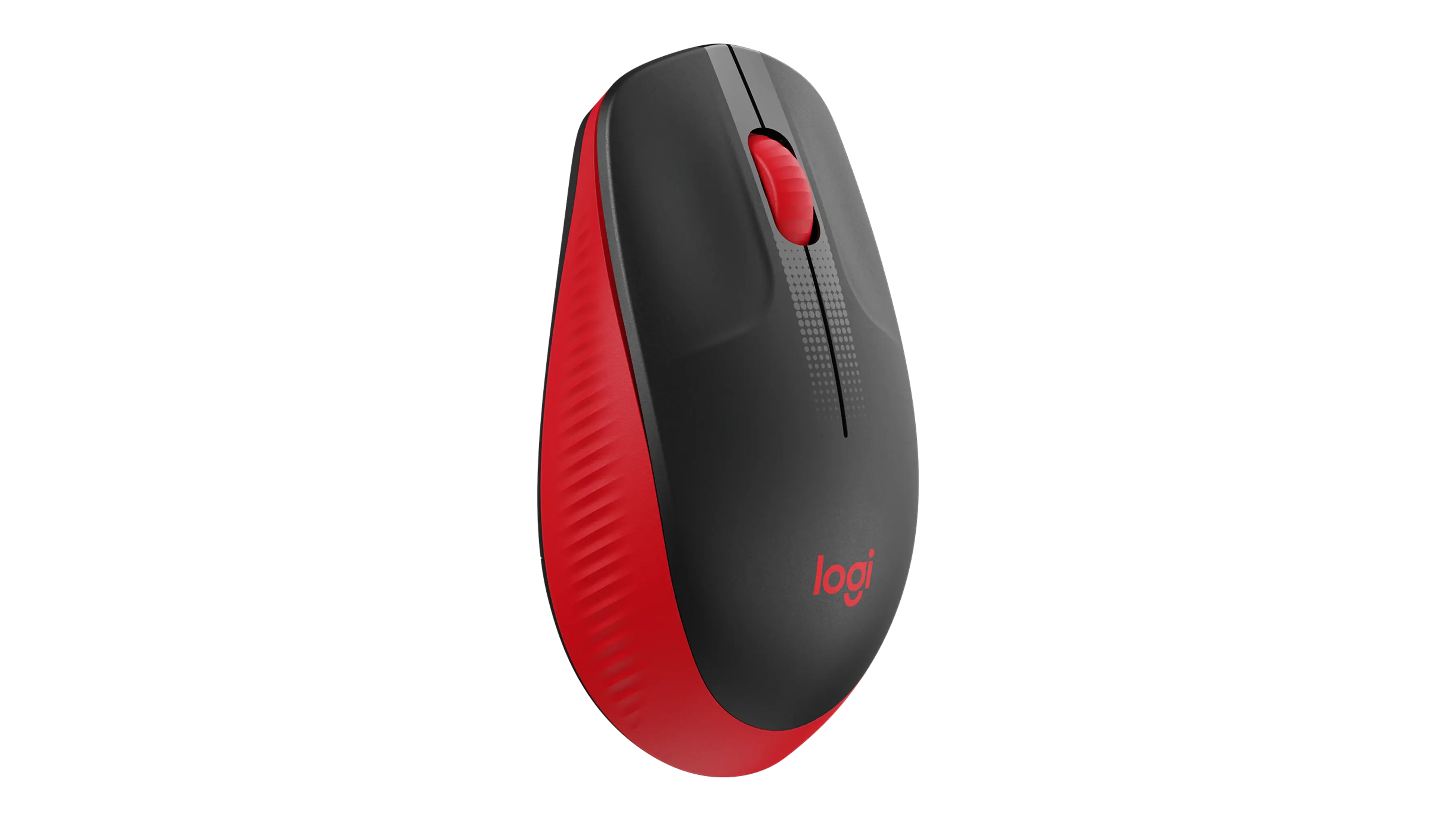 Logitech M190, mouse Red