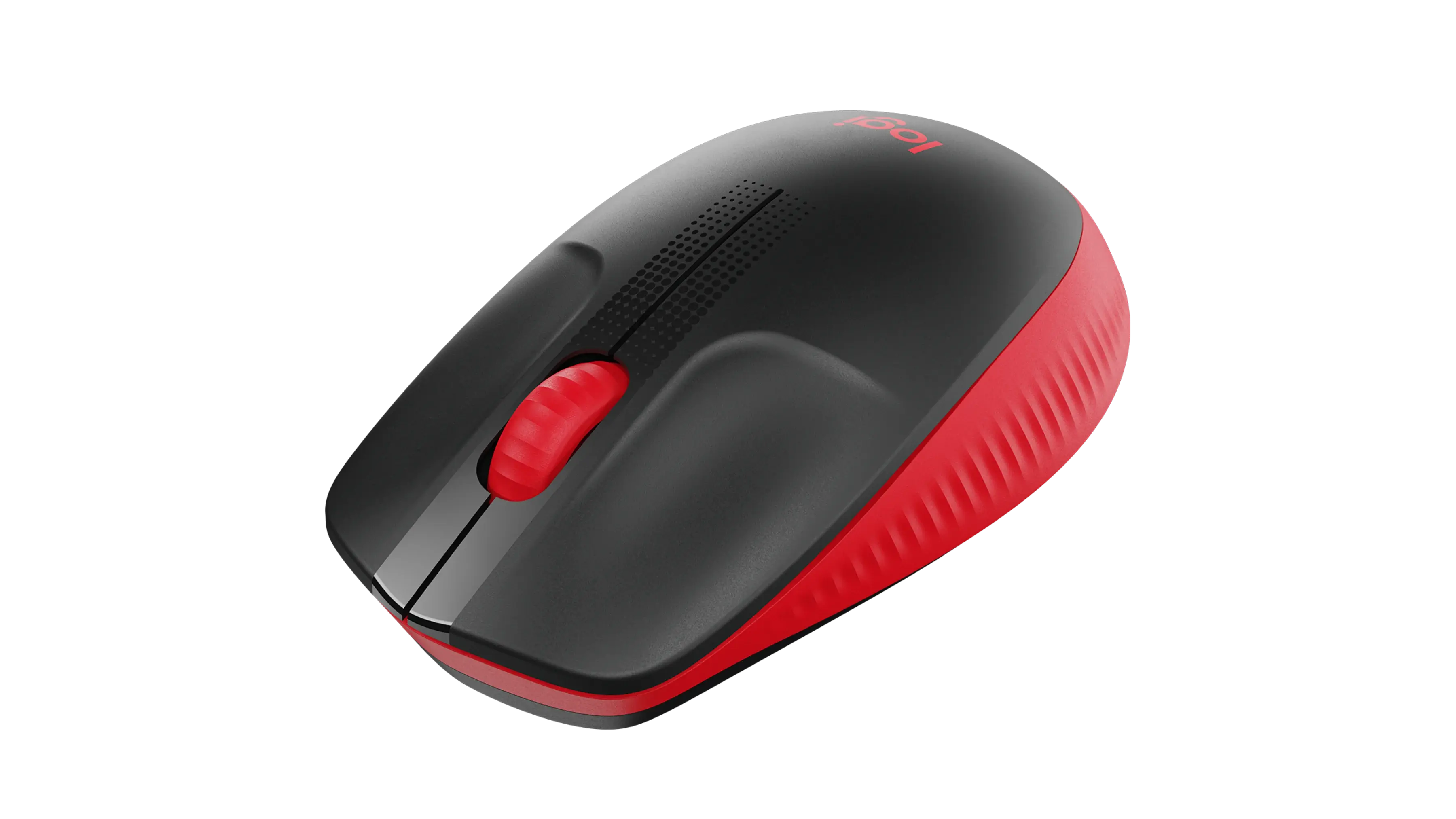 Logitech M190, mouse Red
