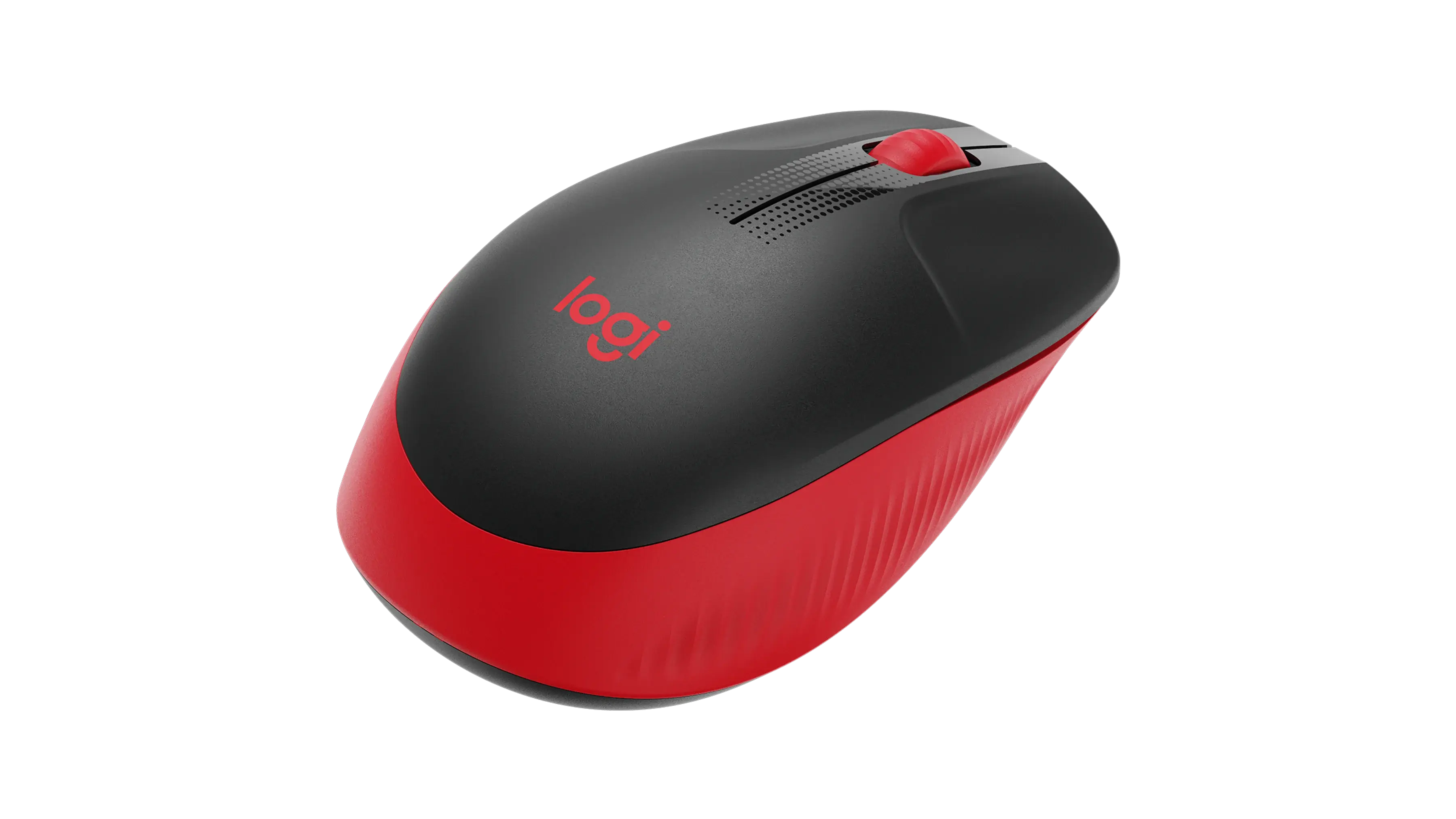 Logitech M190, mouse Red