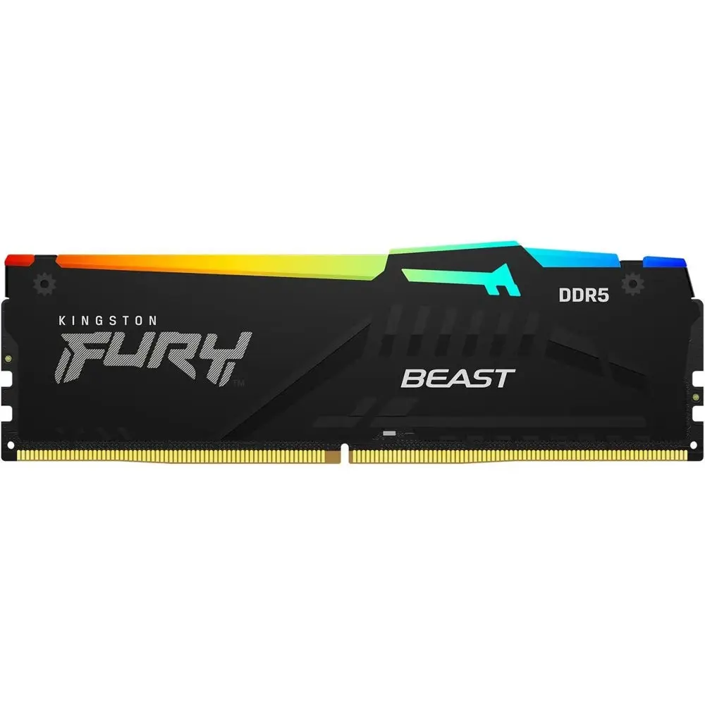 Kingston FURY Beast (RGB) 16GB 6400MHz DDR5 CL32 DIMM