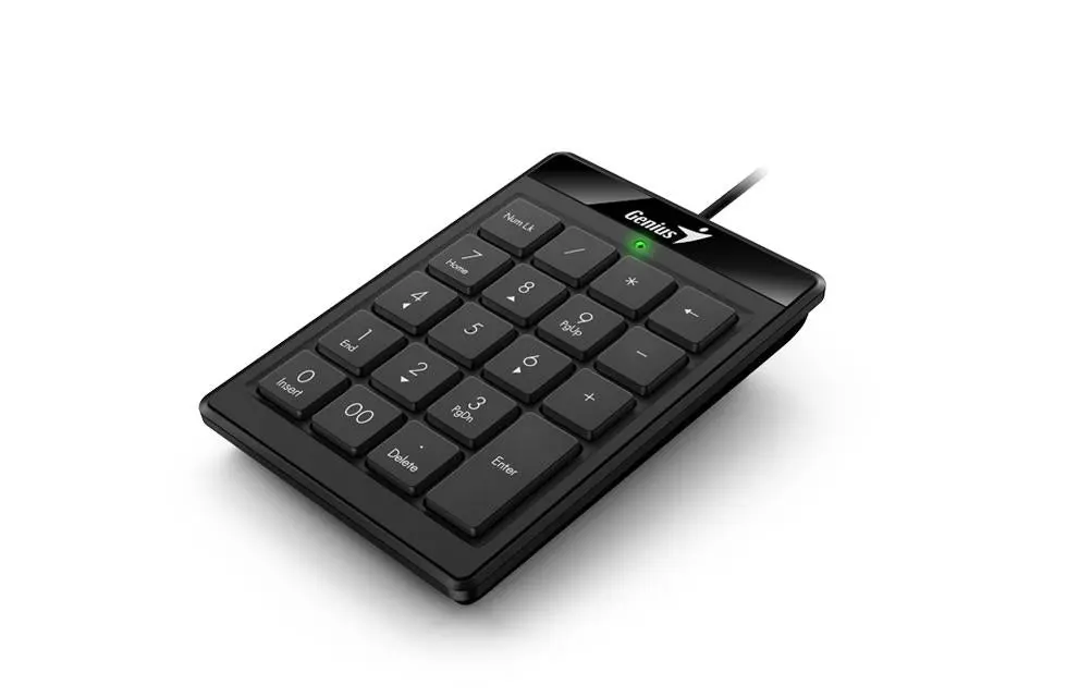 Genius NumPad 110 Keyboard, Portable Numberpad, USB, BLACK