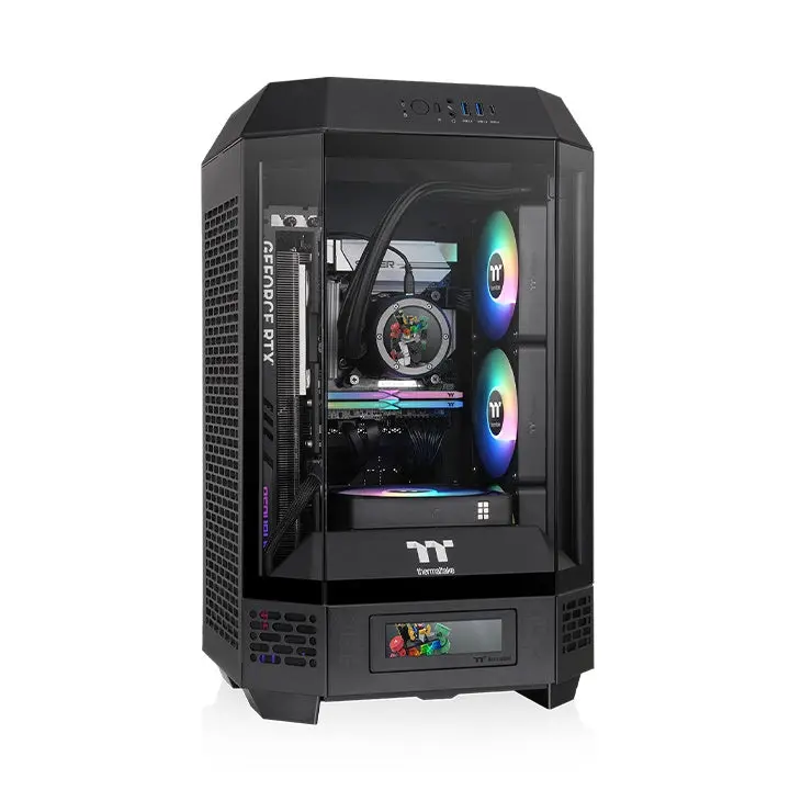 Thermaltake The Tower 250 Mini Tower Chassis Case Black
