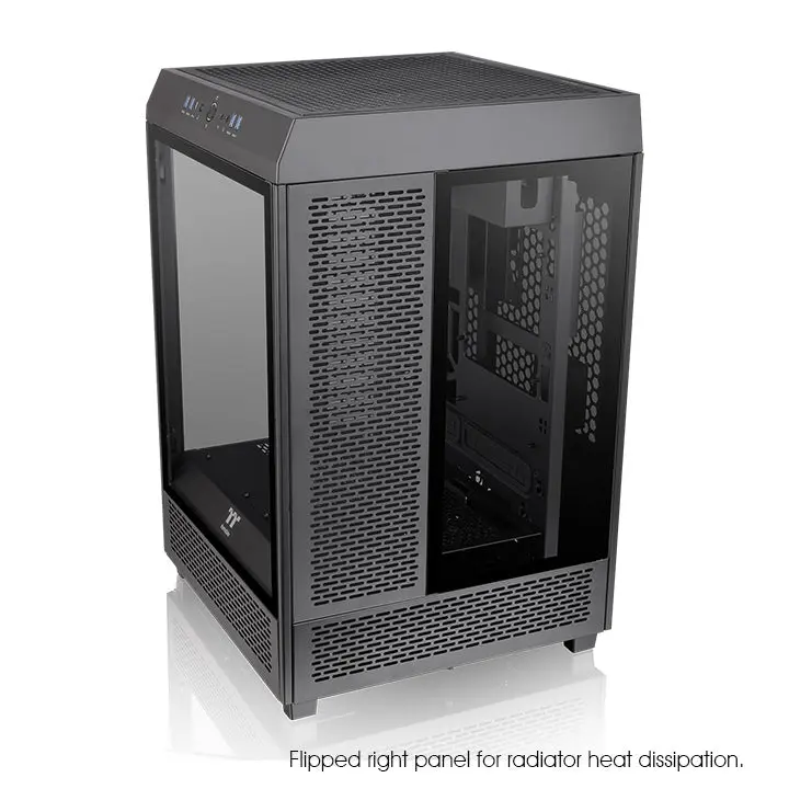 Thermaltake The Tower 500 Mid Tower Chassis Case Black