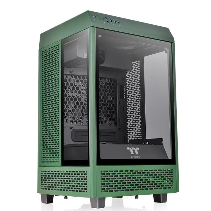 Thermaltake The Tower 100 Racing Chassis Case Racing Green