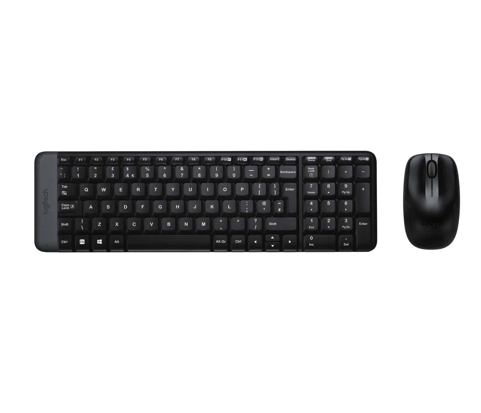 Logitech MK220 Keyboard, Wireless, Combo, EN/RU, BLACK