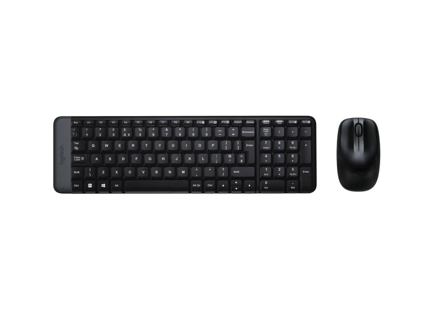 Logitech MK220 Keyboard, Wireless, Only EN, BLACK