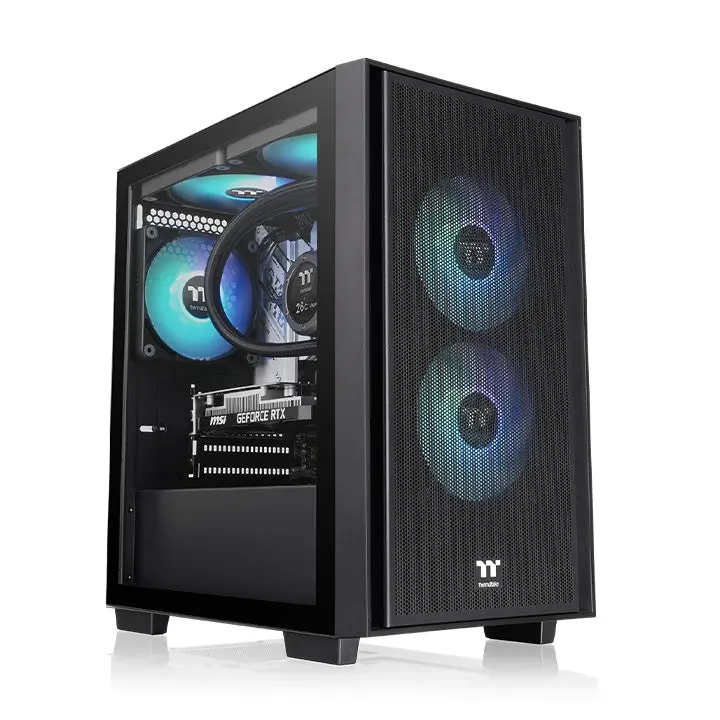 Thermaltake Versa H16 TG ARGB Case Black