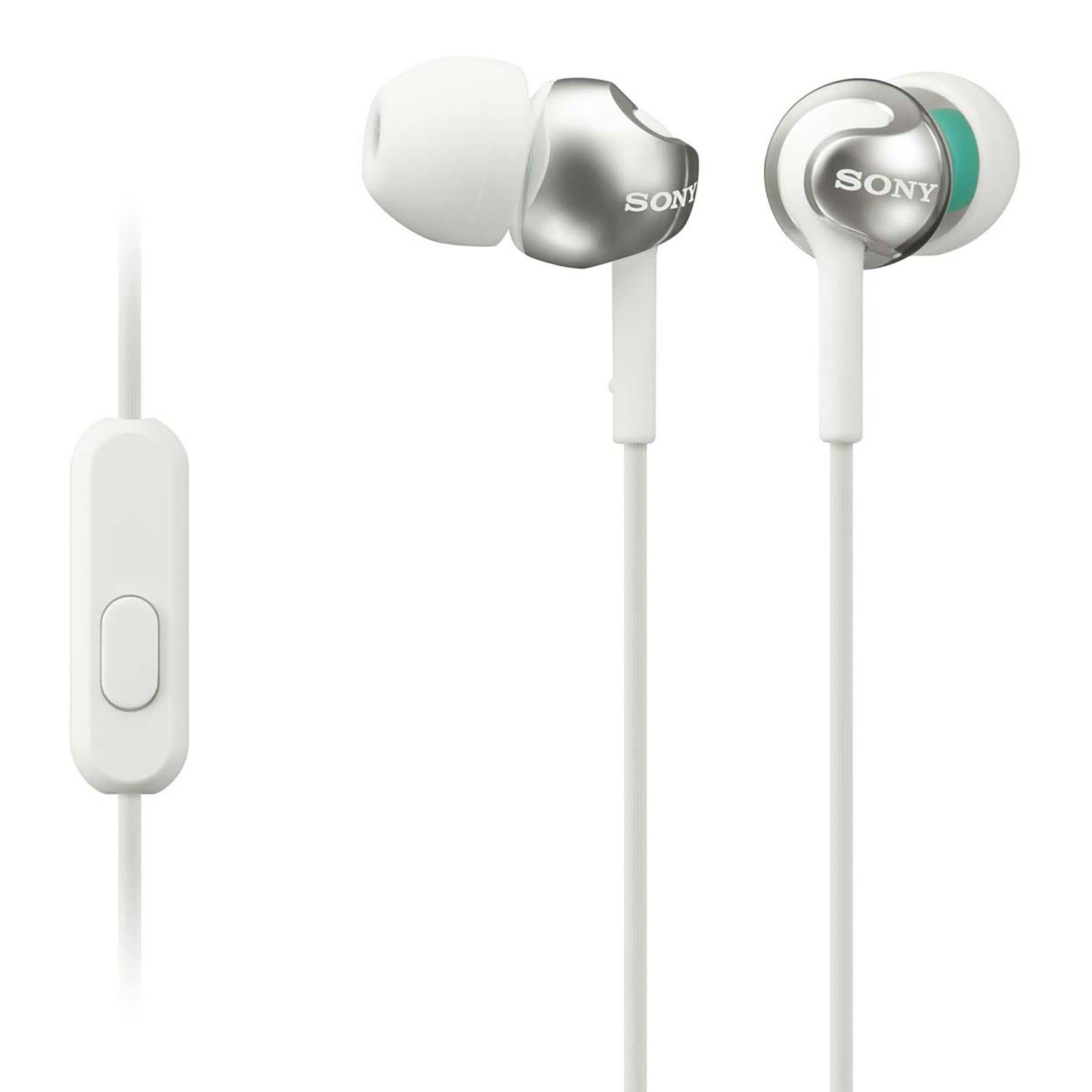 Sony EX110 Headphone, with Mic White