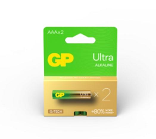 GP GPPCA24AU641 Battery, AAAx2, 1.5V, Ultra Alkaline