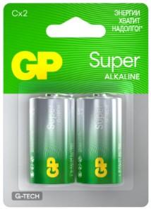 GP GPPCA14AS096 Battery, CX2 1.5V, LR14, Super Alkaline