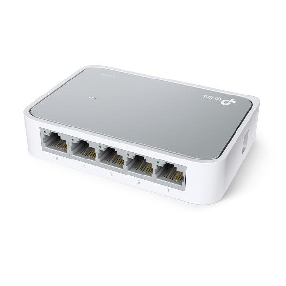 TP-Link TL-SF1005D, 5-port 10/100M mini Desktop Switch, Plastic case