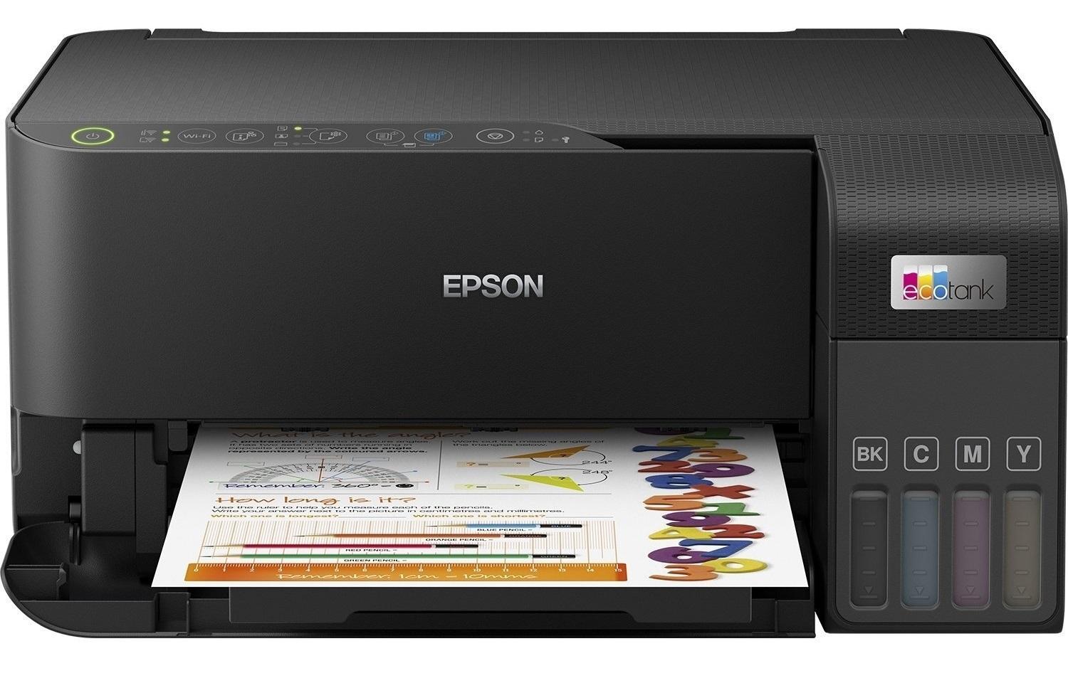 Epson L3250 Printer, Scan, Copy A4 Color Inkjet CIS Printer, 5760x1440 dpi (C11CJ67412) WIFI Ink 103, B, C, Y, M