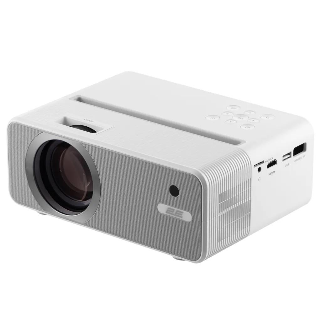 2E Projector, Deimos FHD (1920×1080), LED lumens 200 ANSI, HDMI, USB, MicroSD, WiFi, Bluetooth Speaker 5 W