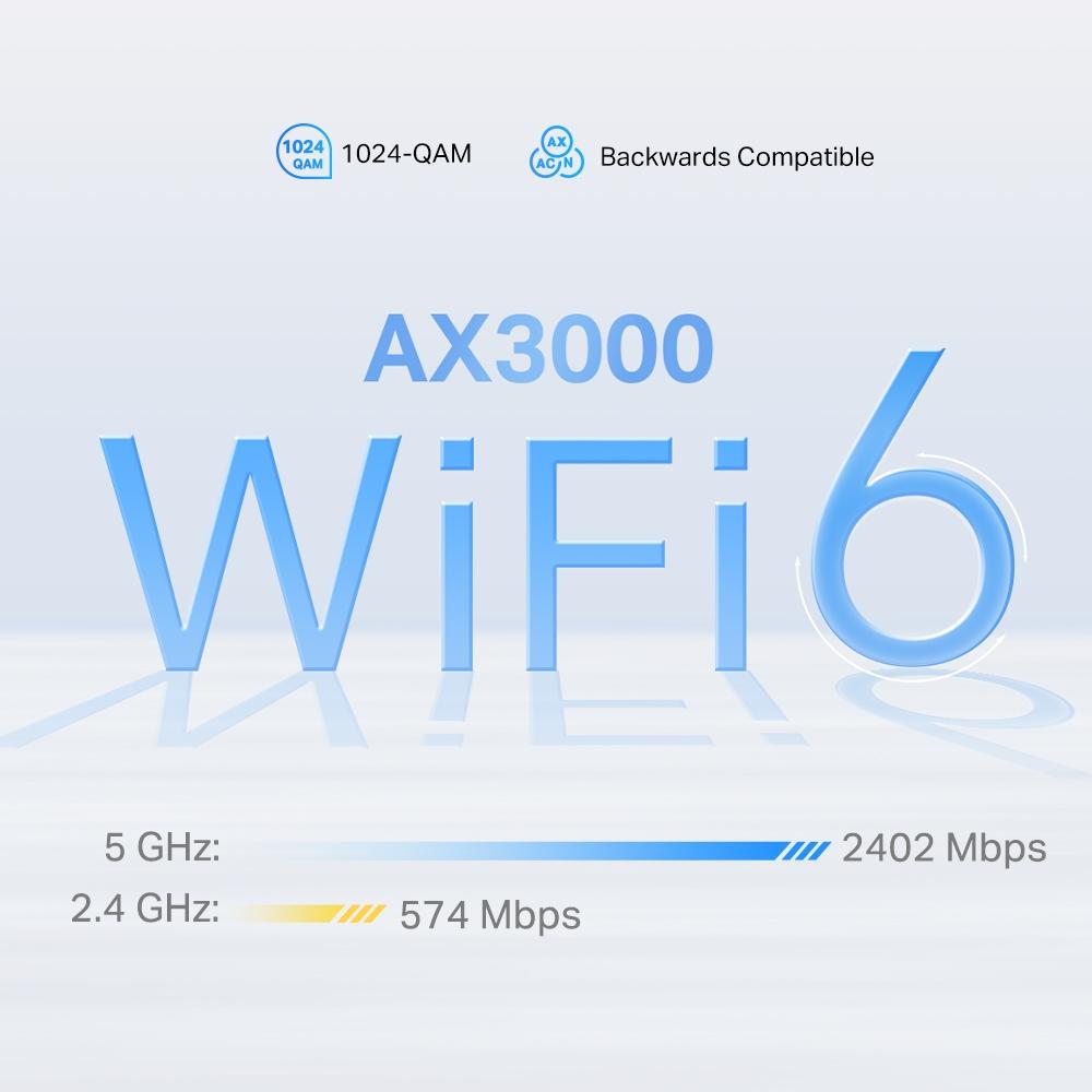 TP-Link Deco X50-5G(1-pack) Router, 5G AX3000 Whole Home Mesh Wi-Fi 6 Gateway
