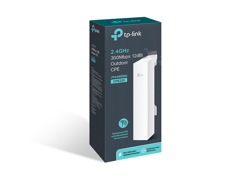 TP-Link CPE220, 300Mbps Wireless 2.4GHz Outdoor
