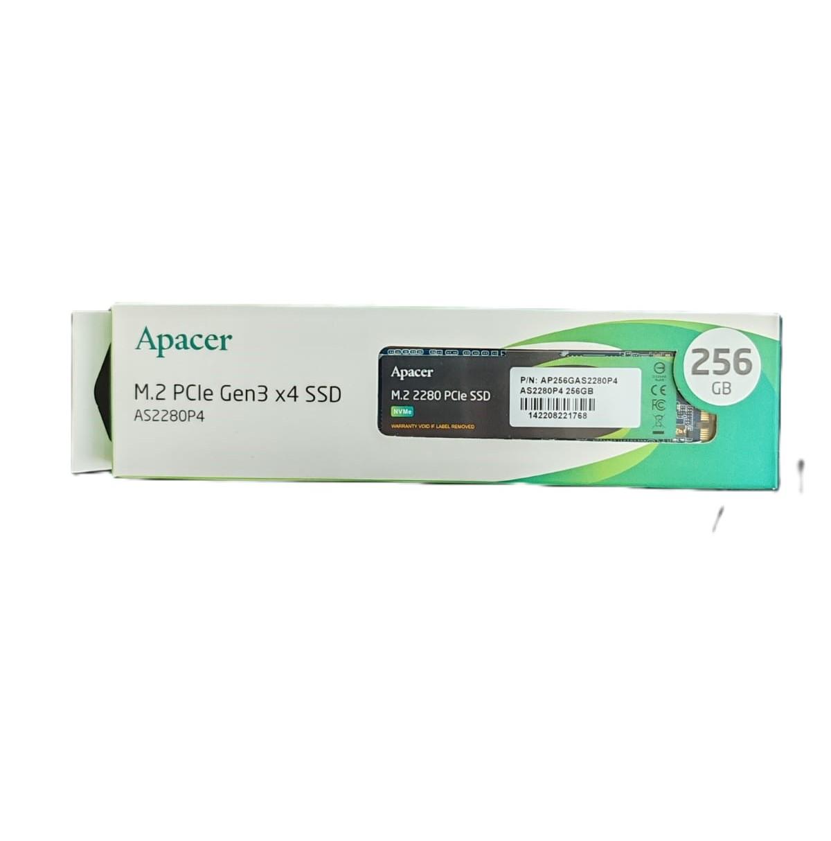 Apacer AS2280P4 M.2 PCIe Gen3 x4 SSD, 256GB
